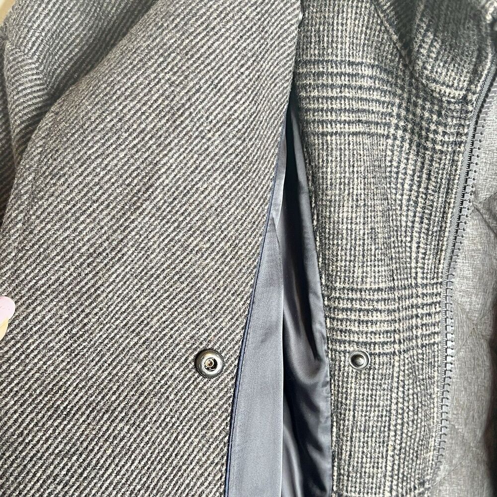 JoS A Bank Reserve Jacket Overcoat 2 in 1 Xtra Large Wool Blend Removable Lining - Picture 9 of 16